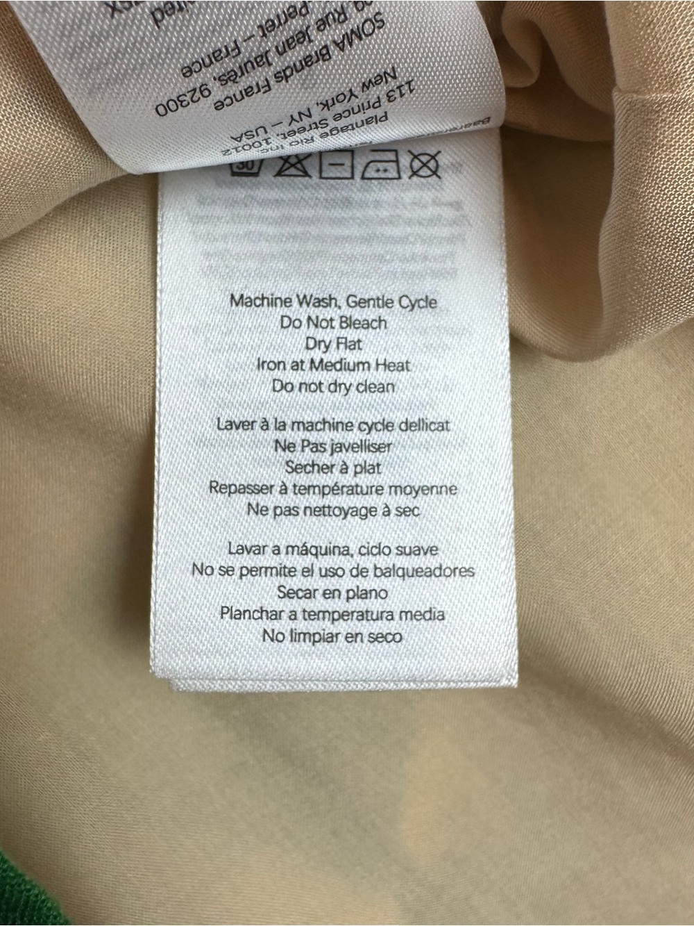 New With Tags FARM Rio Cream Midi Dress with Pink Anthurium & Green Leaves Small - Picture 14 of 14